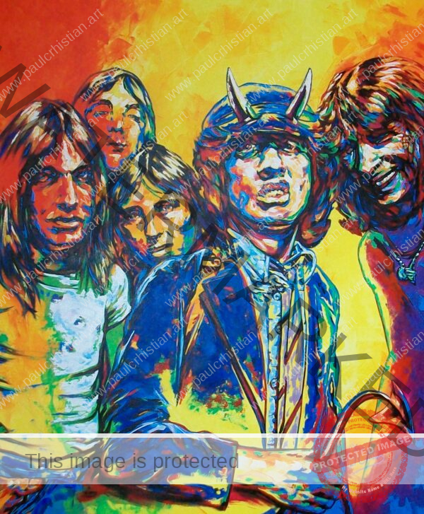 Highway to Hell - AC/DC on canvas