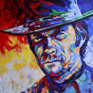 Clint Eastwood on paper