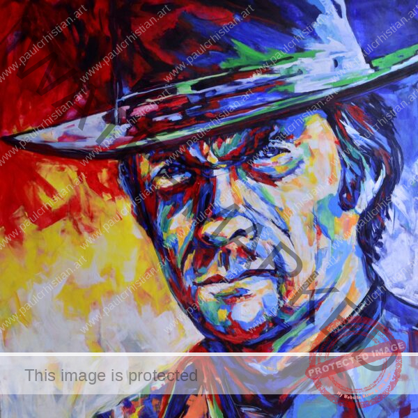 Clint Eastwood on paper