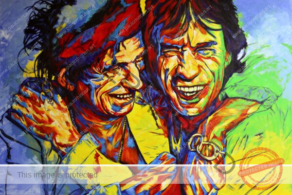Mick & Kieth on paper