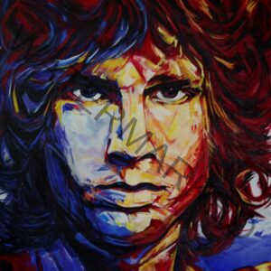 Jim Morrison I on canvas