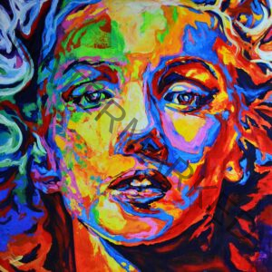 Marilyn Monroe on canvas