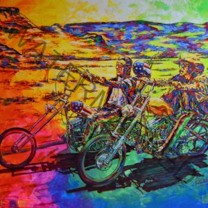 Easy Rider on canvas