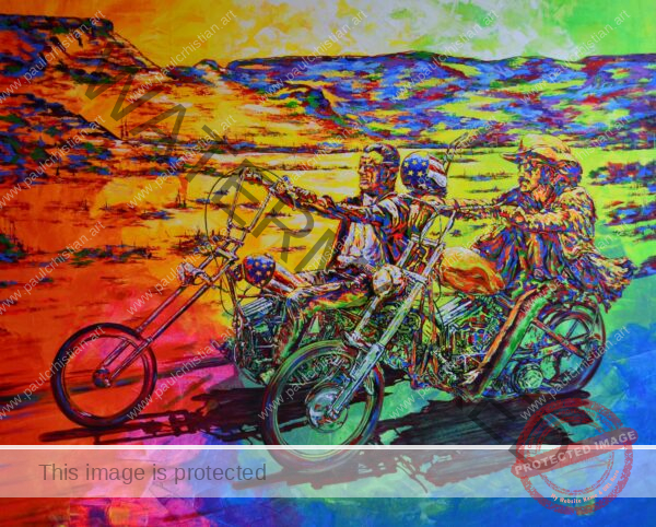 Easy Rider on canvas