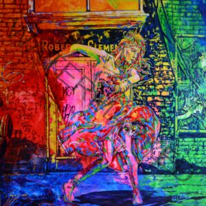 She's so Unusual - Cyndi Lauper Original Art Piece Acrylic On Canvas