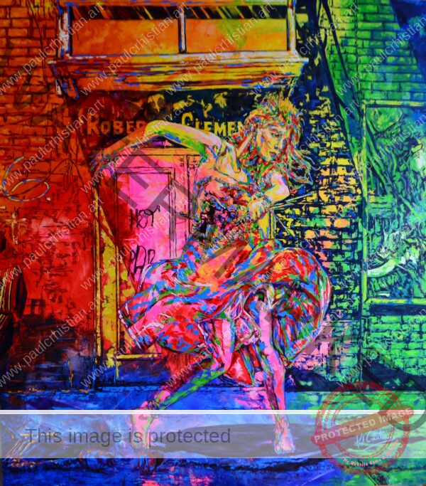 She's so Unusual - Cyndi Lauper Original Art Piece Acrylic On Canvas