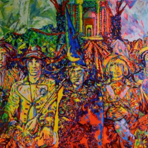 The Rolling Stones Original Art Piece Acrylic On Canvas