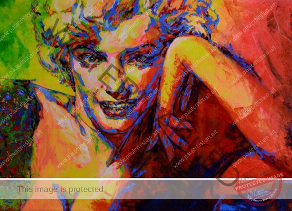 Marilyn Monroe II Original Art Piece Acrylic On Canvas