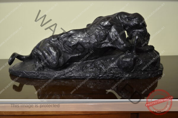 Jaguar devouring hare - Image 3